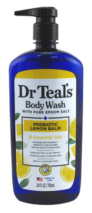 Dr Teals Body Wash Lemon Balm Prebiotic 24oz