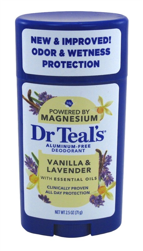 Dr Teals Deodorant Aluminum- Free 2.5oz Vanilla & Lavender