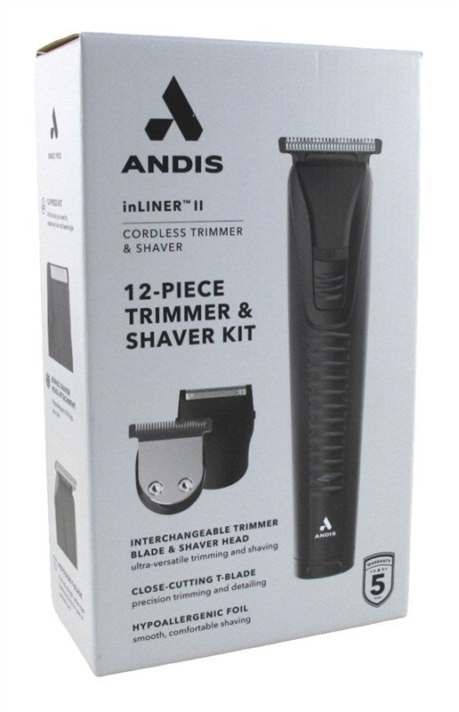 Andis Trimmer & Shaver Inliner Ii Cordless 12 Piece