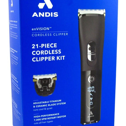 Andis Clipper Envision 21 Piece Cordless Kit