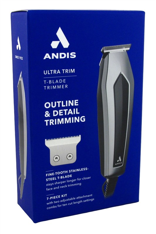 Andis Trimmer Ultra Trim 7 Pc T-Blade Outline+Detail