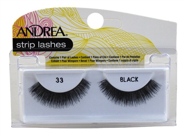 Andrea Lashes Strip Style 33 Black