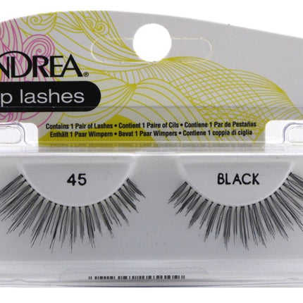 Andrea Lashes Strip Style 45 Black