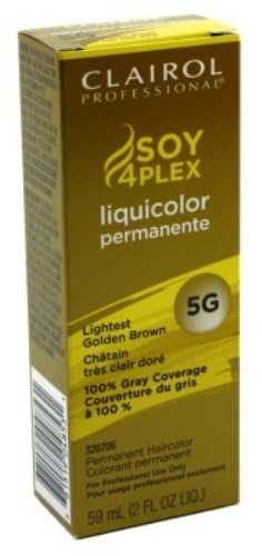 Clairol Liquicolor Permanent Haircolor 5G Lightest Golden Brown 2oz