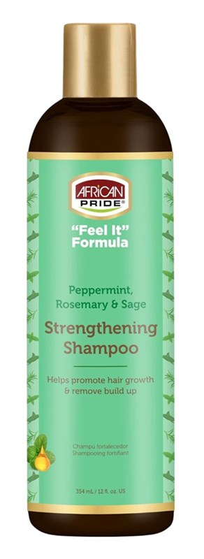 African Pride Feel It Formula Shampoo Strengthening 12oz