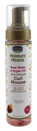 African Pride Curl Mousse Rose Water & Argan Oil 8.5oz