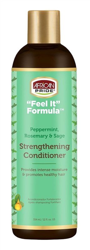 African Pride Feel It Formula Conditioner Strengthening 12oz