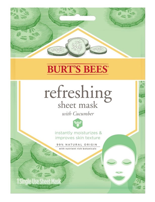 Burts Bees Sheet Mask Refreshing Cucumber (6 Pieces)