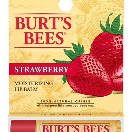 Burts Bees Lip Balm Moisturize Strawberry (6 Pieces)