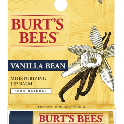 Burts Bees Lip Balm Moisturize Vanilla Bean (6 Pieces)