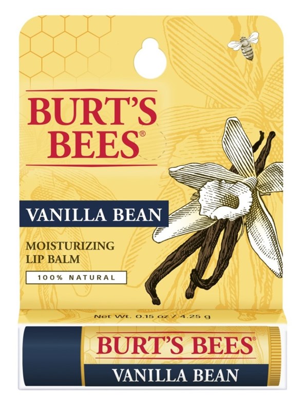 Burts Bees Lip Balm Moisturize Vanilla Bean (6 Pieces)