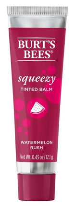 Burts Bees Tinted Lip Balm Squeezy Watermelon Rush (3 Pieces)