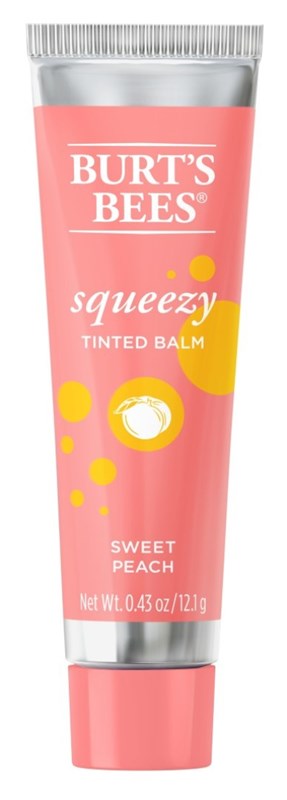 Burts Bees Tinted Lip Balm Squeezy Sweet Peach)