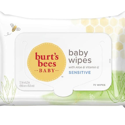 Burts Bees Baby Wipes Sensitive 72 Count