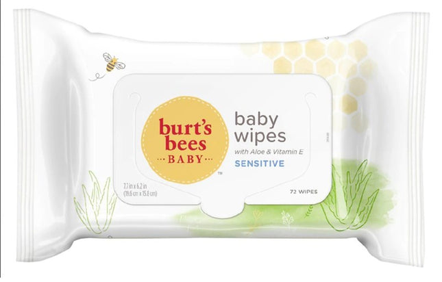 Burts Bees Baby Wipes Sensitive 72 Count