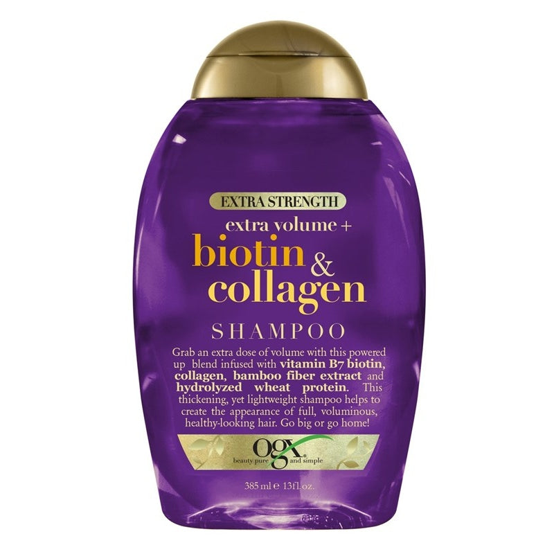 Ogx Shampoo Biotin & Collagen Extra Strength 13oz