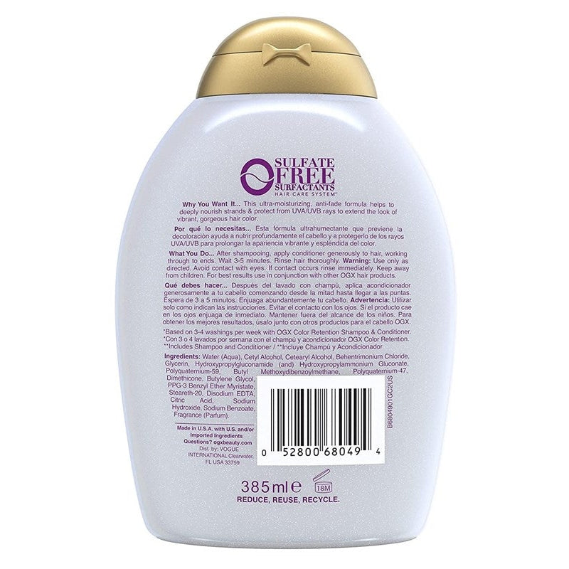 Ogx Conditioner Vibrant Color Vibes Color Care 13oz