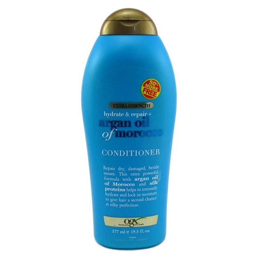 Ogx Conditioner Argan Oil Of Morocco X-Str  19.5oz Bonus