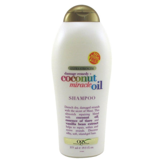 Ogx Shampoo Coconut Miracle Oil X-Strength 19.5oz Bonus