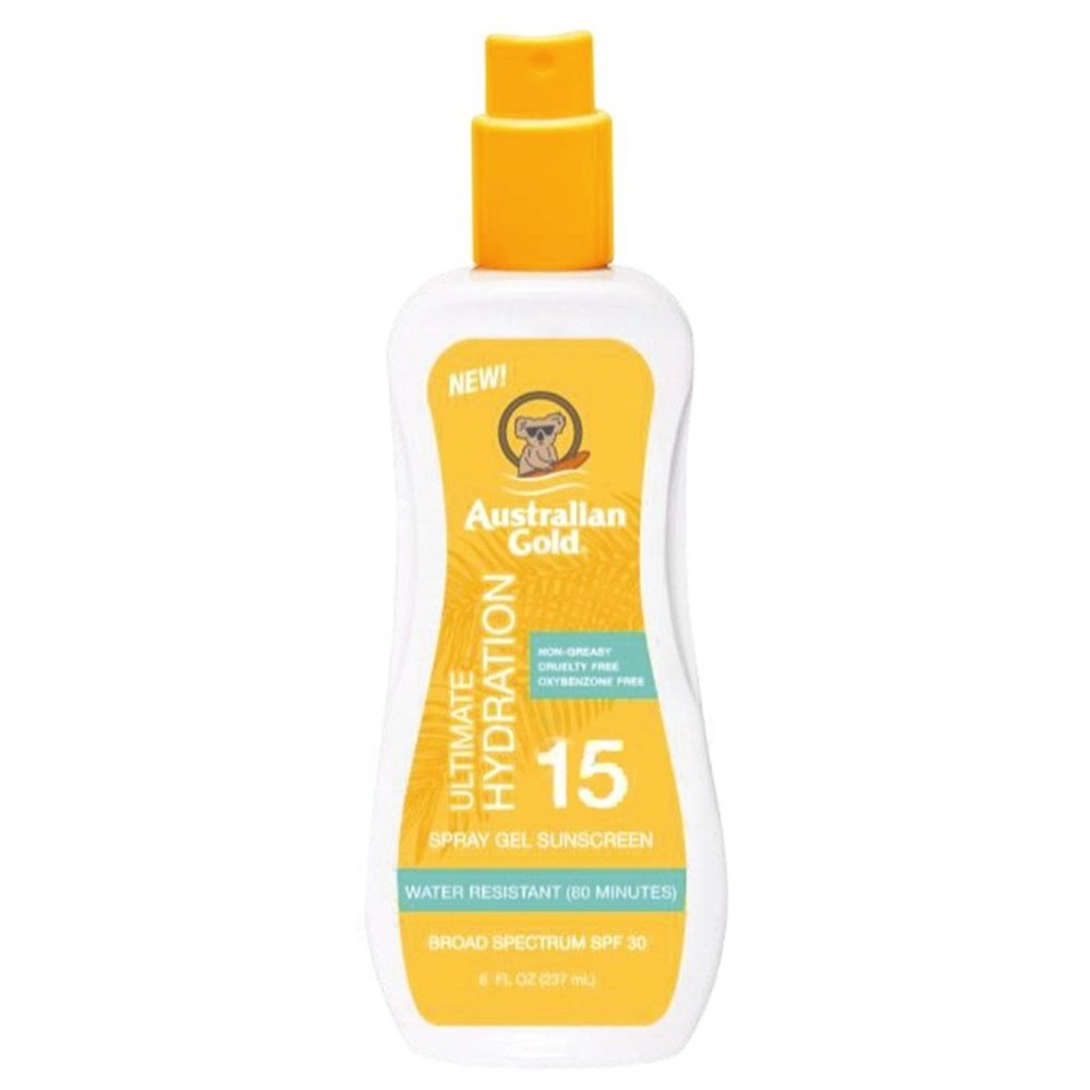 Australian Gold Spf#15 Spray Gel Ultimate Hydration 8oz