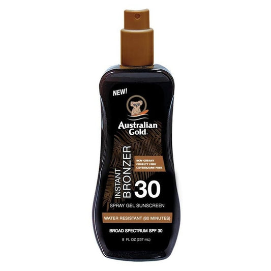 Australian Gold Spf#30 Spray Gel With Bronzer 8oz