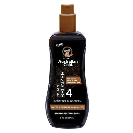 Australian Gold Spf#04 Spray Gel With Instant Bronzer 8oz