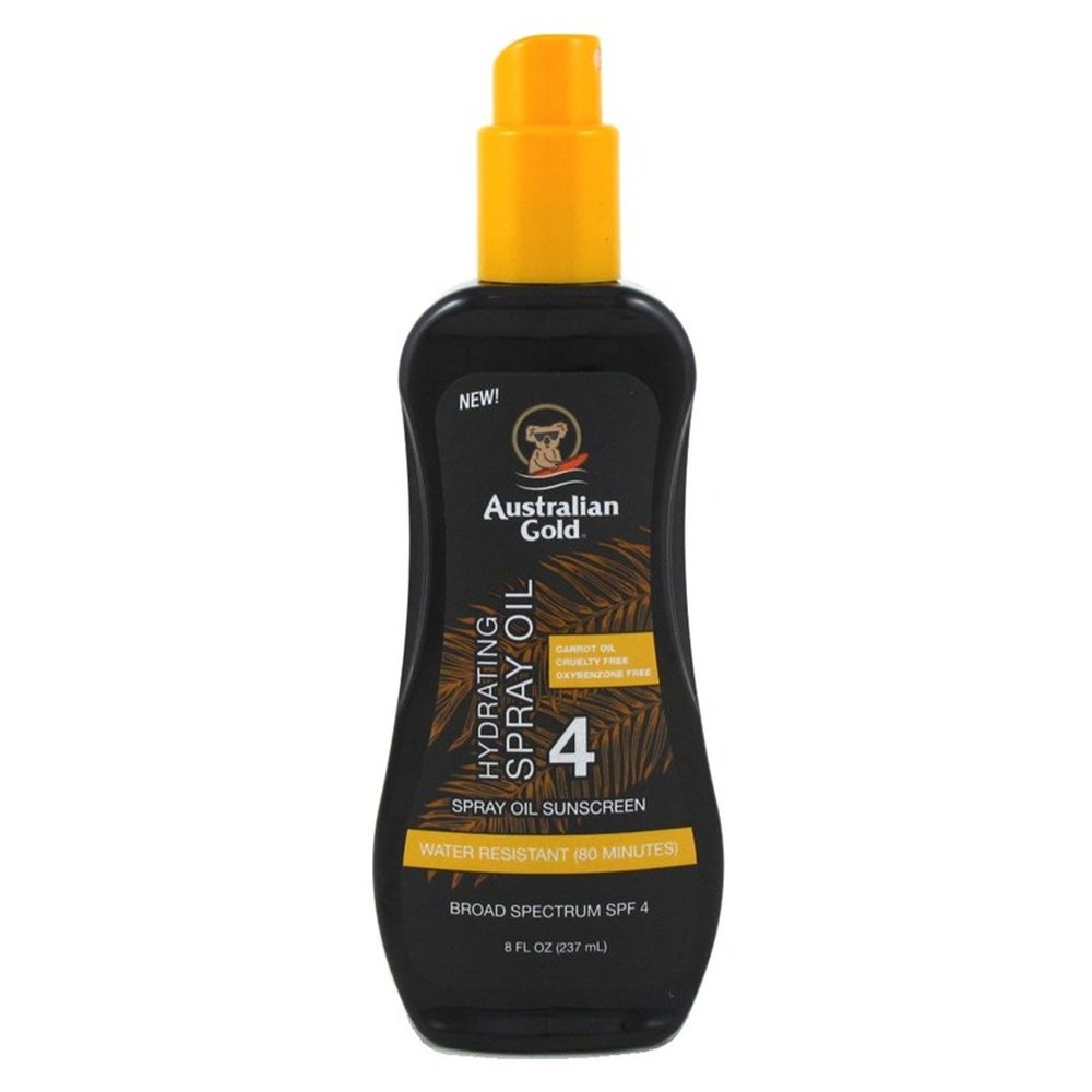 Australian Gold Spf#04 Spray Oil 8oz (Carrot Oil Formula)