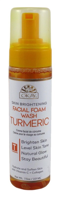 Okay Turmeric Facial Foam Wash 7.5oz