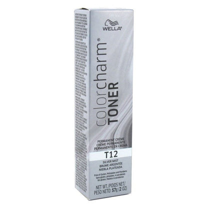 Wella Color Charm Creme Toner #T12 Silver Mist 2oz