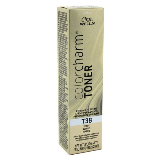 Wella Color Charm Creme Toner #T38 Ivory 2oz