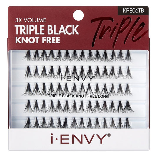 Kiss I Envy Knot Free Long 70 Lashes Triple Black