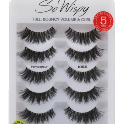 Kiss So Wispy Pompadour Lashes 5 Pairs