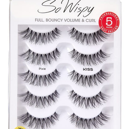 Kiss So Wispy Pixie Lashes 5 Pairs