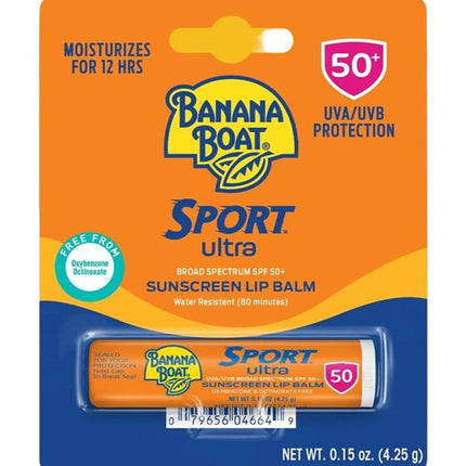 Banana Boat Spf#50 Sport Lip Balm 0.15oz