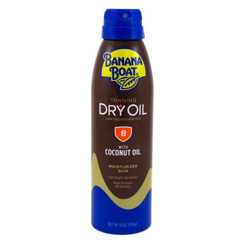 Banana Boat Spf#8 Dry Oil Spray With Coconut Oil 6oz