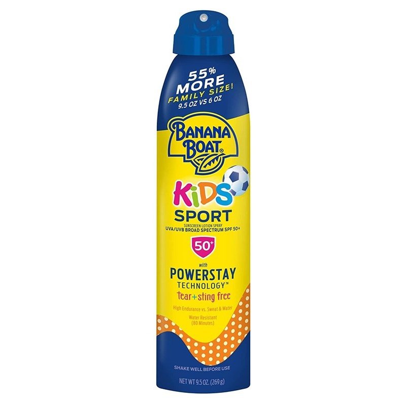 Banana Boat Spf#50+ Kids Sport Spray Family Size 9.5oz