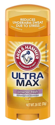 Arm & Hammer Deodorant 2.6oz Solid Ultra Max Powder Fresh