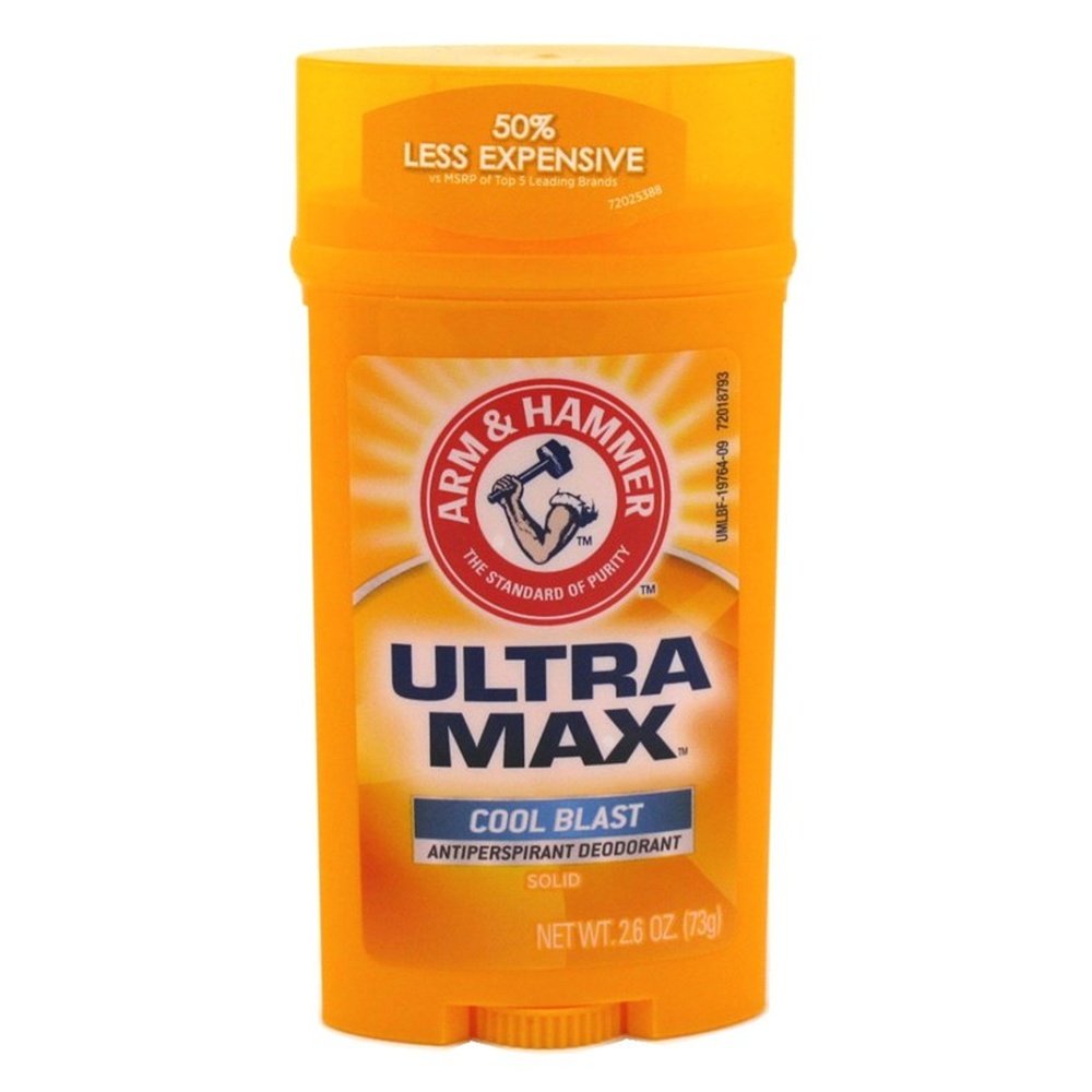 Arm & Hammer Deodorant 2.6oz Solid Ultra Max Cool Blast