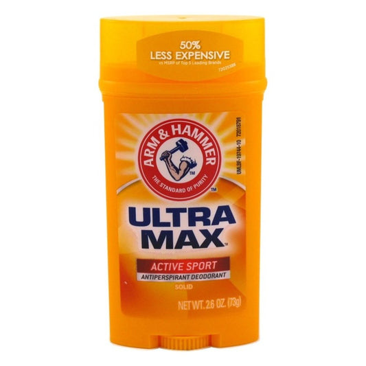 Arm & Hammer Deodorant 2.6oz Solid Ultra Max Active Sport