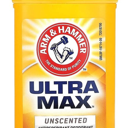 Arm & Hammer Deodorant 2.6oz Solid Ultra Max Unscented