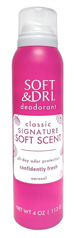 Soft & Dri Deodorant Classic Soft Scent 4oz Aerosol