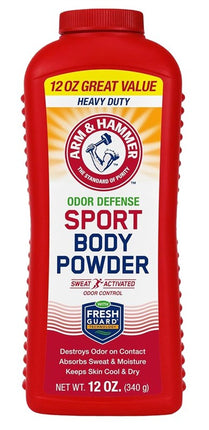 Arm & Hammer Body Powder Sport Odor Defense 12oz