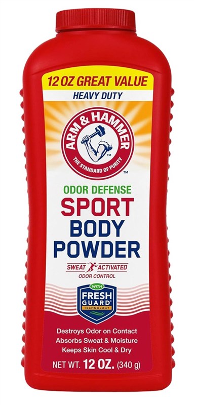 Arm & Hammer Body Powder Sport Odor Defense 12oz