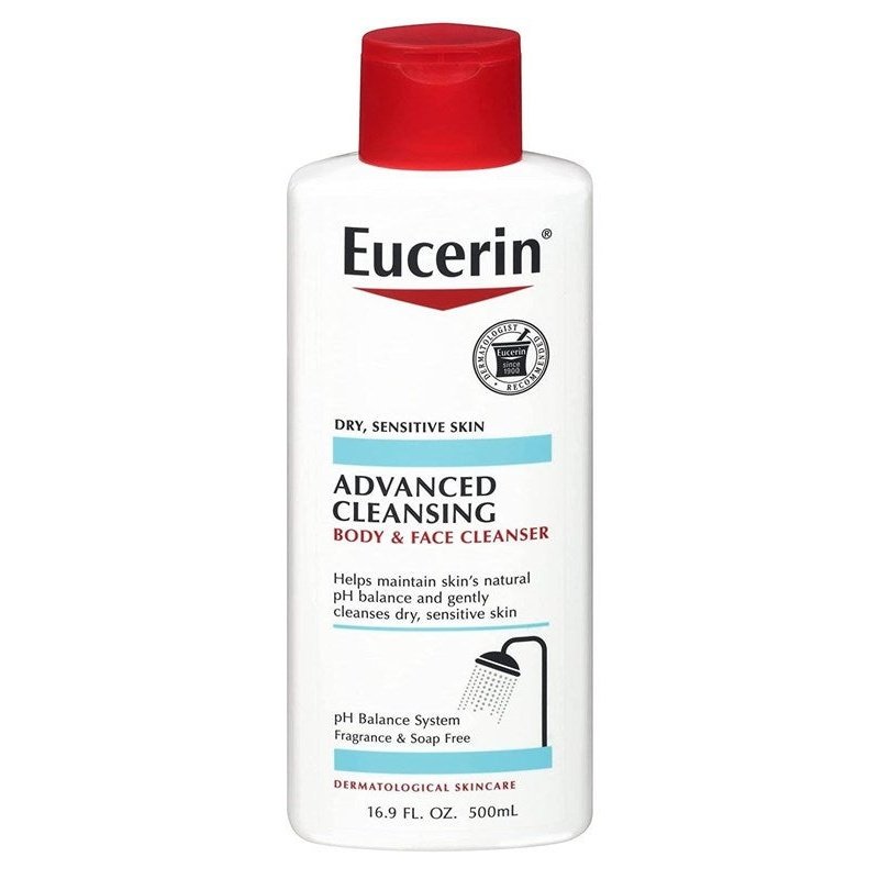 Eucerin Advanced Cleansing Body & Face Cleanser 16.9oz