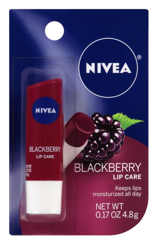 Nivea Lip Care Blackberry 0.17oz Carded)