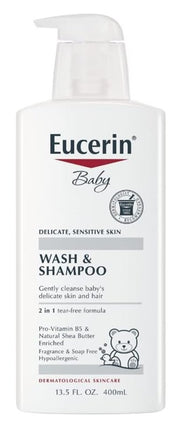 Eucerin Baby Wash & Shampoo 13.5oz