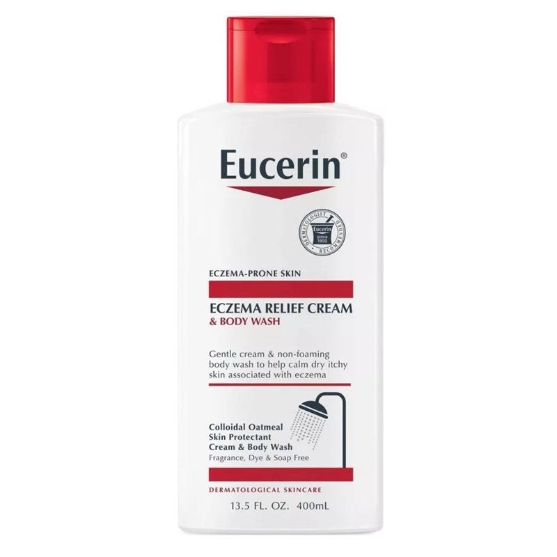 Eucerin Cream Eczema Relief And Body Wash 13.5oz