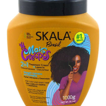 Skala Mais Crespos 2-In-1 Leave-In Treatment Crm 35.2oz