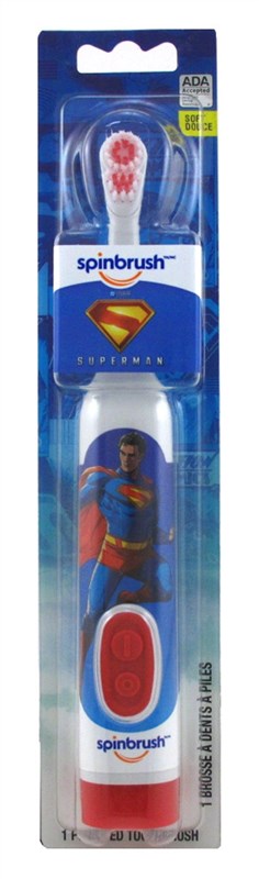 Spinbrush Powered Toothbrush Superman Soft
