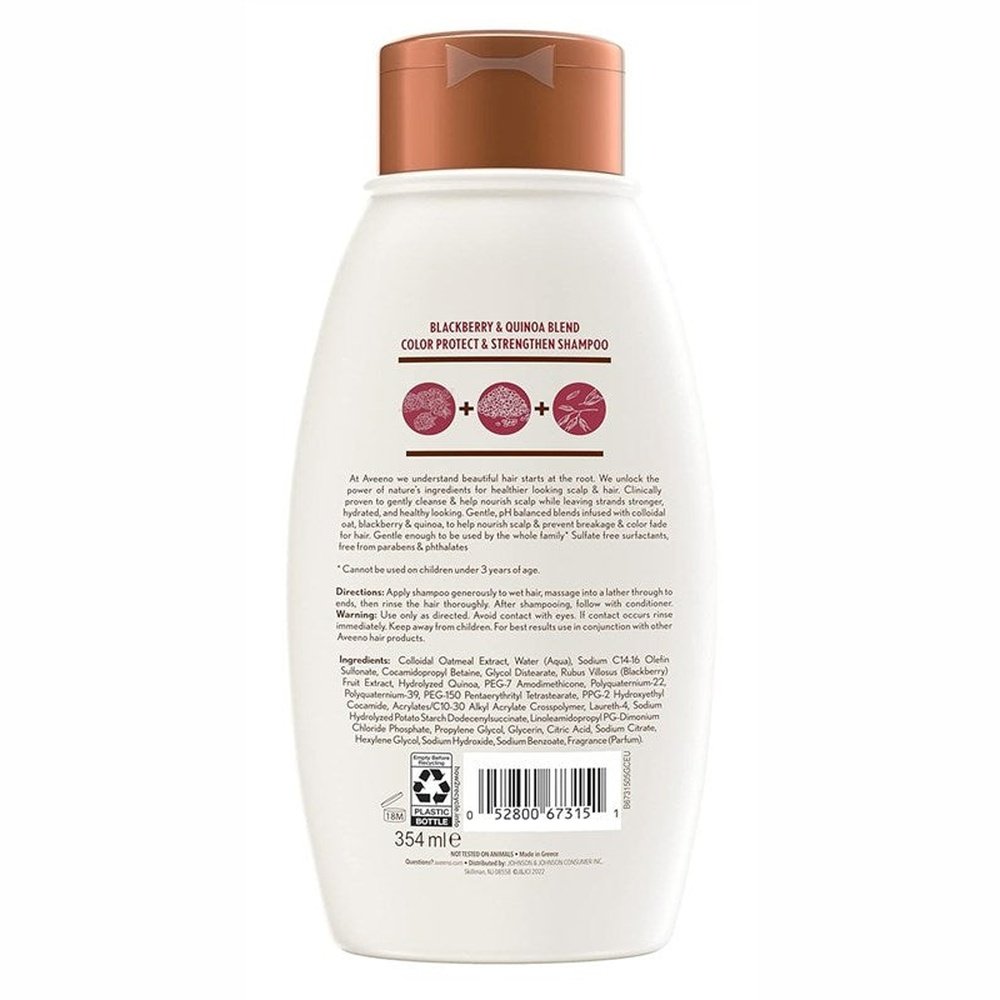 Aveeno Shampoo Blackberry Quinoa Blend 12oz